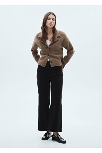 MANGO Woman Catherin Culotte Corduroy Trousers