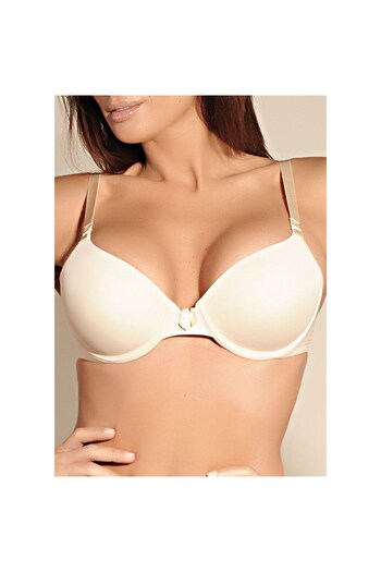 Magic Form 3500 Sponge Plain Fabric Bean Support Padded Bra - Skin