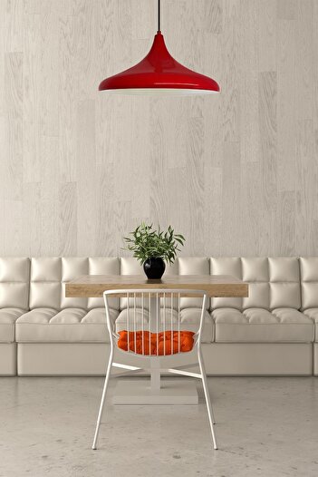 Bamyum 45 cm Çaplı Champion Xl Kırmızı Avize Tekli Sarkıt Lamba Cafe Restoran Salon Mutfak Avizeleri