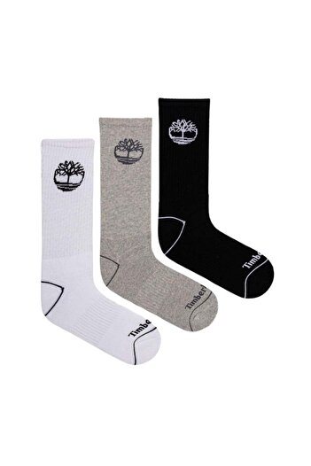 Timberland 3pp Bowden Crew Fc Crew With Tree Logo Multi Color Unisex Socks