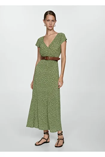 MANGO Woman Rochie tesuta cu model