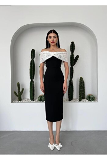 conconmoda Μίντι φόρεμα με κορδέλα με λεπτομέρεια