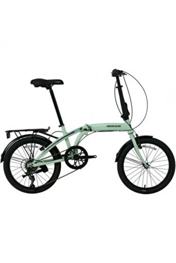 Bisan BİSAN TWIN-S KATLANIR BİSİKLET 32CM V 20 JANT 6 VİTES MİNT YEŞİL SİYAH