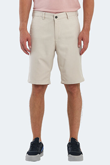 Slazenger Easily Men's Stone Gray Shorts with Pockets