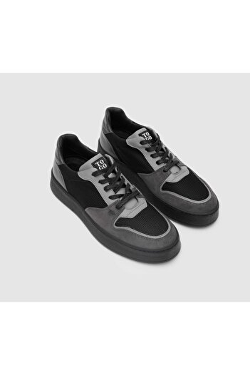 TOGO Gri Siyah Erkek Sneaker Ayakkabı [052128]