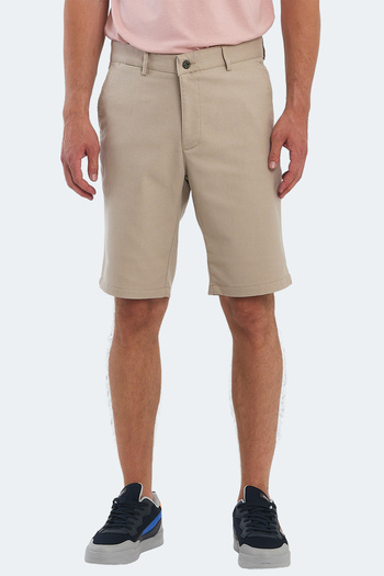 Slazenger Easily Men's Beige Shorts with Pockets