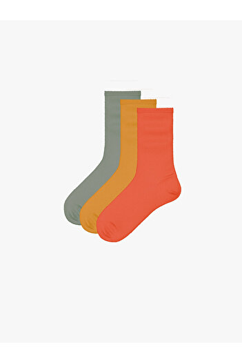 LC Waikiki Lcw Women's Flat Socks 3 Pack