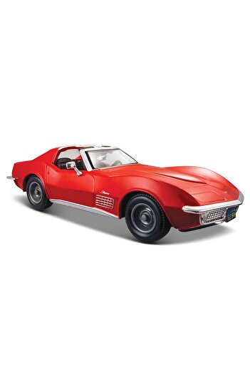 Maisto Chevrolet Corvette 1970 - 1:24 Red S/E Model Car