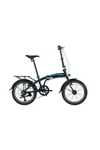Bisan BİSAN FX 3500-TOURNEY KATLANIR BİSİKLET 32CM V 20 JANT 7 VİTES SİYAH MAVİ