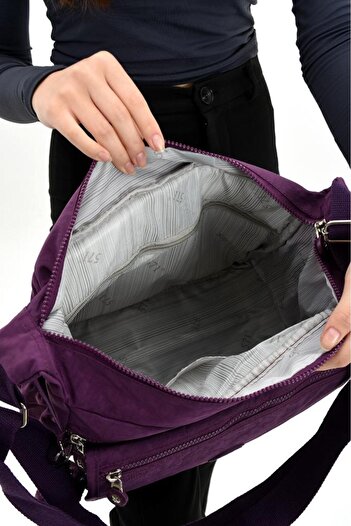 Baginn Klinkır Postacı Okul Çantası Çapraz Askılı Büyük Boy Omuz Çantası Yağmur Geçirmez Özel Kumaş