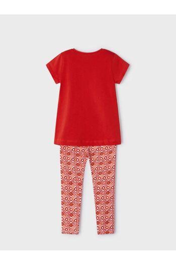 MAYORAL Girls T-Shirt Leggings 2 Pcs Set Red 3711
