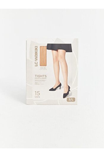 LC Waikiki Lcw Dream Black 15 Denier Shiny Women's Pantyhose (S4)