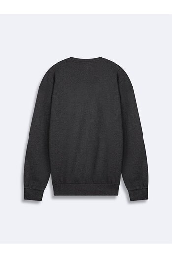 Ltb O-Neck Long Sleeve Anthracite Sweatshirt