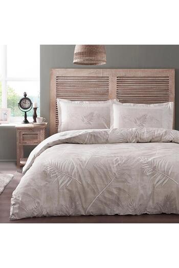agishop Özdilek Double Ranforce Nev Set Frunze Brown