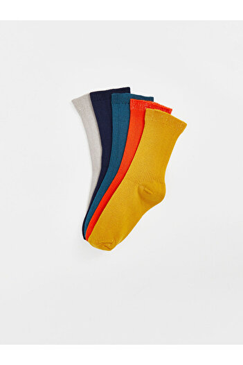 LC Waikiki Lcw Kids Basic Boy's Socks 5-Piece (W4)