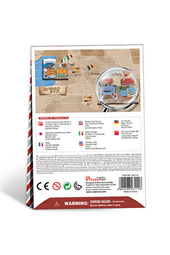 Cubic Fun 3d 25 Piece Puzzle Turkish Ceramic Store
