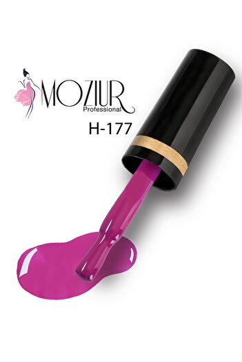 MOZIUR Kalıcı Oje Uv Led H177 (MOR) 10ml