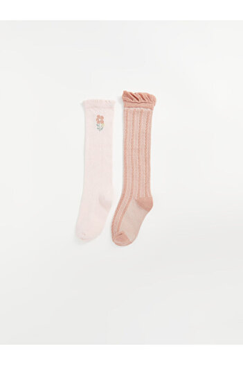 LC Waikiki Patterned Baby Girl Knee Socks