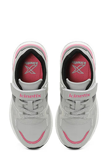 Kinetix GENTE PU F 4PR Kız Çocuk Spor Ayakkabı GRİ