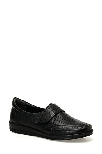 Polaris 5 Point Genuine Leather 105037 .Z4Fx Daily Confort Women's Shoes Black
