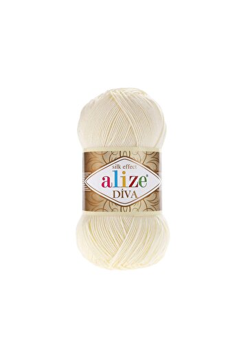 Alize Diva Mercerized Rope Summer Bikini - Crop Knit Bustier Blouse, 67 Candle Light, New Color