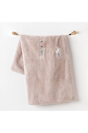 andywawa Welsoft Happy Everyday Beige Blanket - 90*85 Ac25075