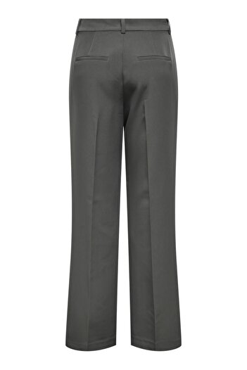 ONLY ONLBERRY LIFE - Wide Cut TLR Noos Dark Gray Trousers 15258191