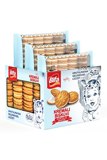 Bifa Nostalji Sütlü Kremalı Sandviç Bisküvi 1080 gr