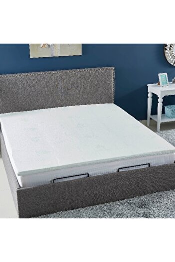 Home Box Aloevera Memory Foam Super King Mattress Topper 200x200x4cm