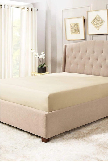 Altın Karma Jersey Combed Cotton 100x200 Cm Single Elastic Sheet Cream