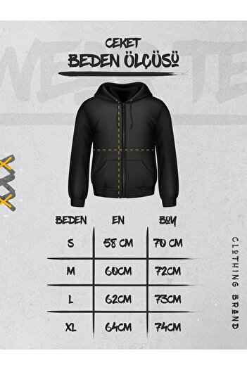 WEARTEX Σετ 3 τεμαχίων Unisex Μπουφάν - Μπλουζάκι - Φούτερ