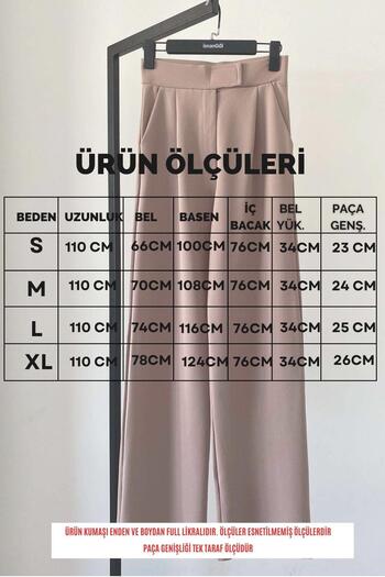 İstangül Butik Full Lycra Velcro Trousers