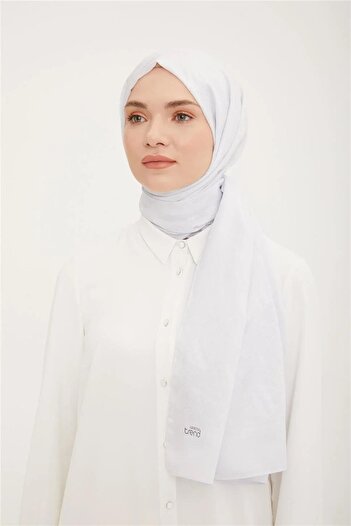 Armine Trend White A Logo Σάλι 4-01