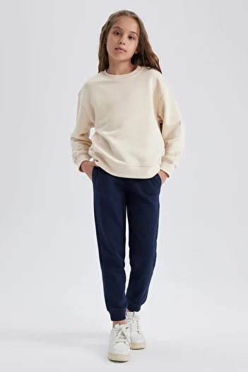 DeFacto Defacto Y1226A6/Nv251 Sweatpants for Girls - Navy