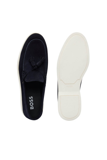 Hugo Boss Boss Hakiki Deri Süet Loafer Erkek Ayakkabı 50517133 401