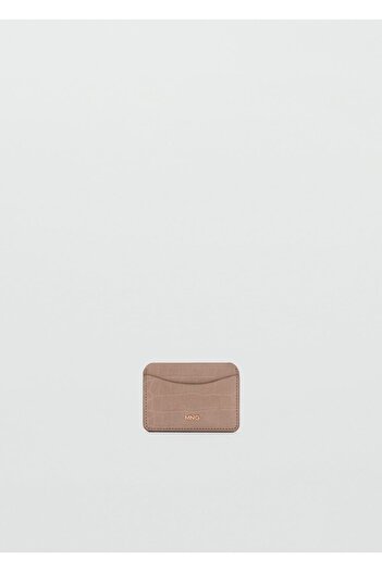 MANGO Woman Crocodile Skin Look Card Holder Set