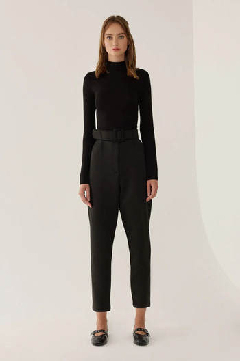 Hiccup Belted High Waist Trousers