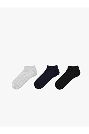 LC Waikiki Lcwk Men's Booties Socks 3 Pcs