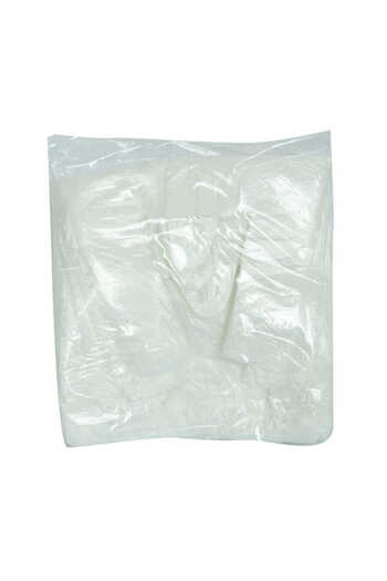 kapsulavm Economical Small Size Athlete Rustle Bag 38X22 Cm Thin White 250 Pieces 1 Pack