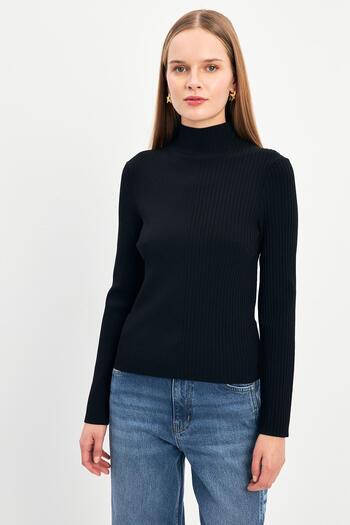 Setre Turtleneck Black Long Sleeve Knitwear