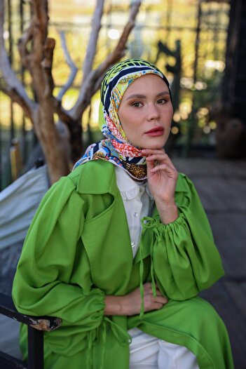 İpekhan Boheme Collection Soft Scarf Lemon Yellow 1172-12