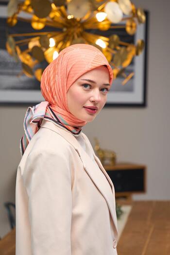 İpekhan Harmony Collection Soft Scarf Orange 1176-14
