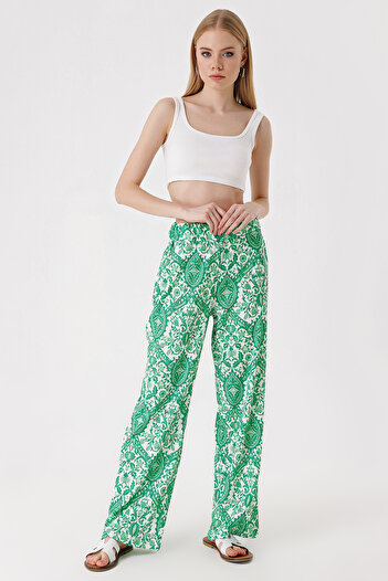 Bigdart 6543 Knitted Pants - E.green