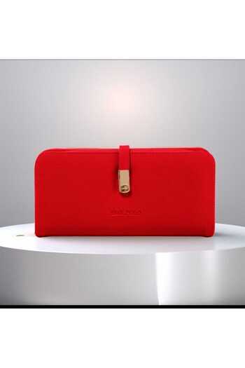 La'Graccia Hmx Polo Magnet Large Size Women's Red Handbag