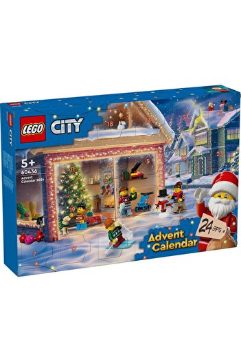 LEGO City 2024 New Year Calendar - Age 5 and Above Construction Set 60436 (195 Pieces)