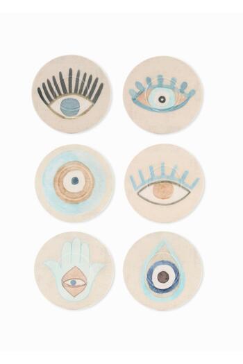 The Mia Amulet Tea Plate Set of 6 - 13 cm