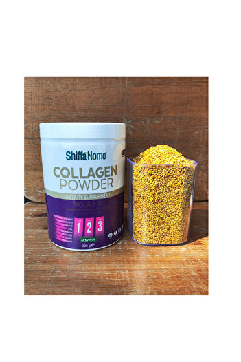Shiffa Home 100g Pollen - Food Supplement Containing Collagen, Glutathione and Hyaluronic Acid and Vitamin C