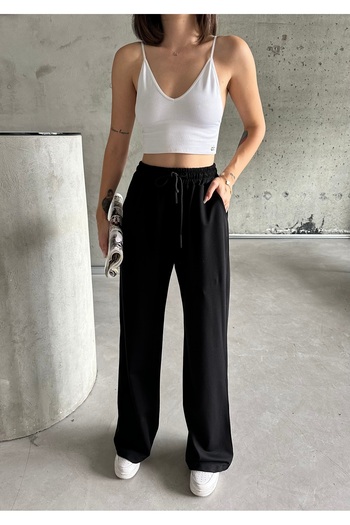 Nordmende Women's High Waist Wide Leg Sweatpants