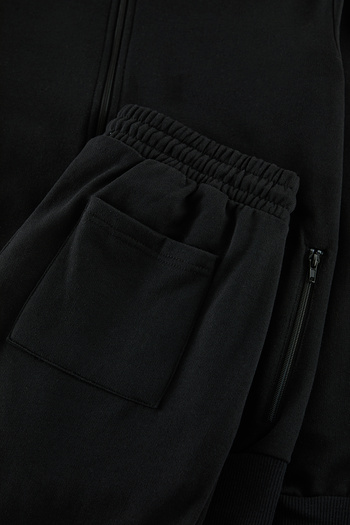 Trendyol Collection Μαύρη φόρμα Basic με φερμουάρ - Κανονική εφαρμογή TMNAW25EM00005