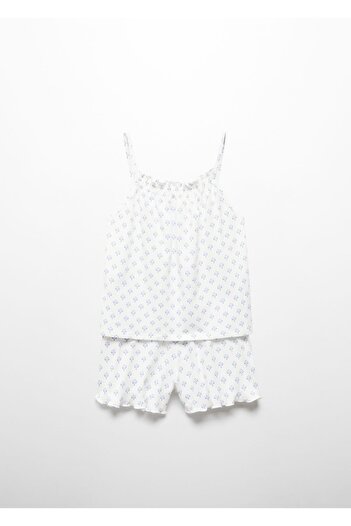 MANGO Baby Patterned Shorts Pajamas